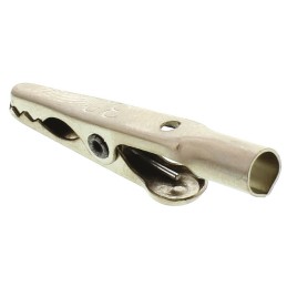 50 pcs - BU-30BL Mueller Electric Crocodile Clip, Nickel-Plated Steel Contact, 5A