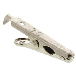 50 pcs - BU-30 Mueller Electric Crocodile Clip, Nickel-Plated Steel, Steel Contact, 5A