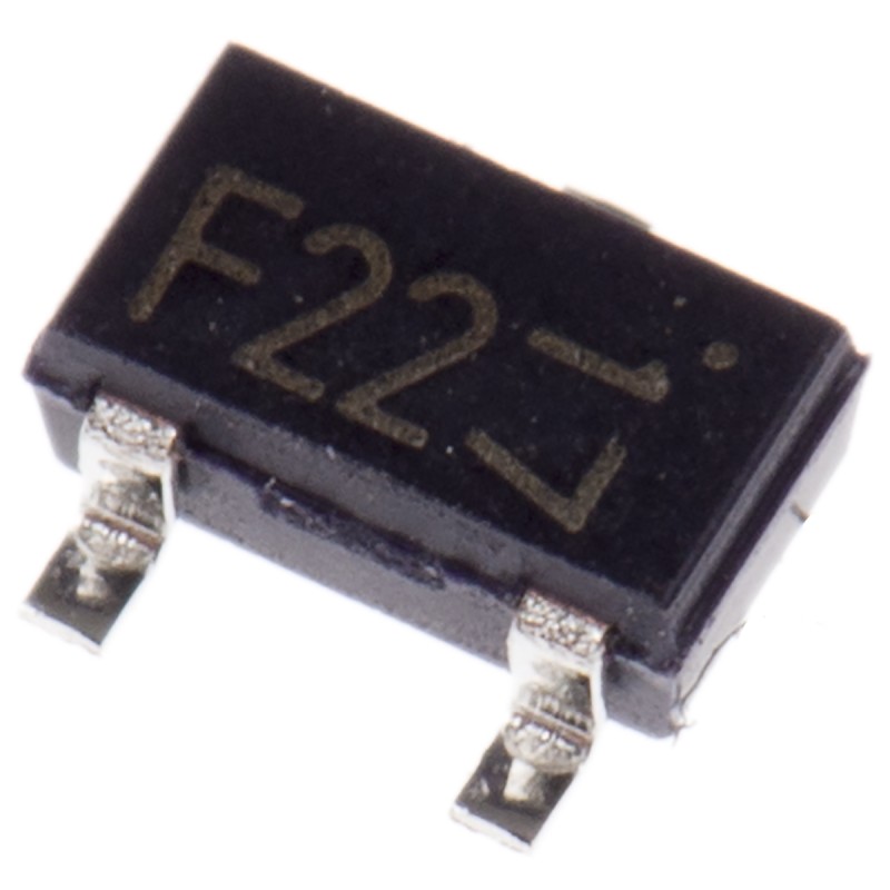 50 pcs - DTD123EKT146 ROHM DTD123EKT146 NPN Digital Transistor, 500 mA, 3-Pin SMT