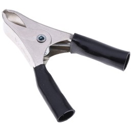 10 pcs - BU-40A-0 Mueller Electric Crocodile Clip, Nickel-Plated Steel Contact, 15A, Black