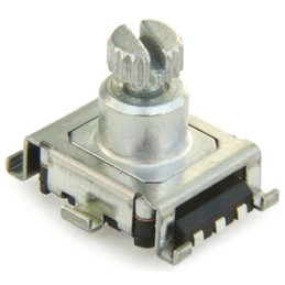 10 pcs - PEC11S-929K-N0015 Bourns 15 Pulse Incremental Mechanical Rotary Encoder with a 6 mm Knurl Shaft (Not Indexed), , SMD