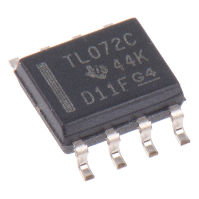 10 pcs - TL072CD TL072CD Texas Instruments, Op Amp, 3MHz, 8-Pin SOIC