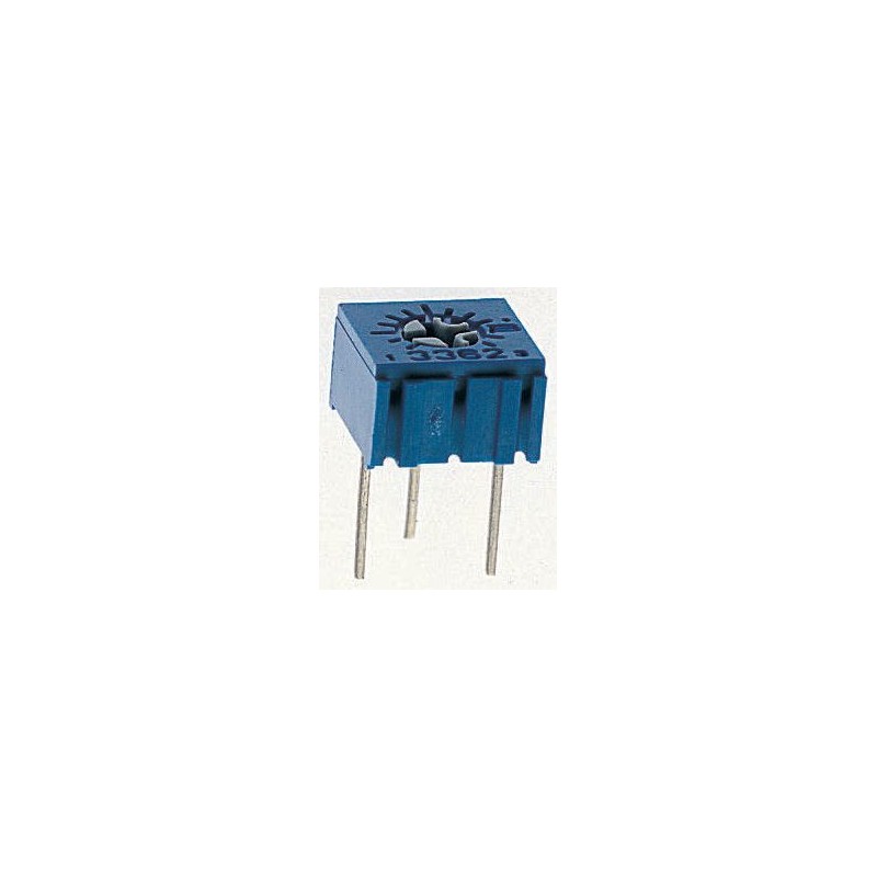 10 pcs - 3362P-1-222LF 2.2kΩ, Through Hole Trimmer Potentiometer 0.5W Top Adjust Bourns, 3362