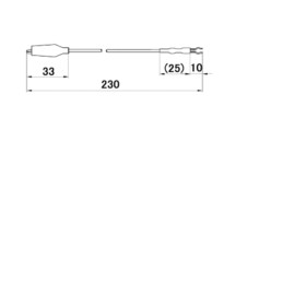5 Set - TLA-53 Teishin Electric Crocodile Clip Lead, 230mm Lead Length