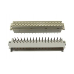 1 pcs - Amphenol Communications Solutions DIN 41612 15 Way 5.08mm Pitch, Type H, Vertical DIN 41612 Connector, Socket