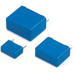 10 pcs - B32654A3225K000 EPCOS B32654 Polypropylene Film Capacitor, 160 V ac, 250 V dc, ±10%, 2.2μF, Through Hole