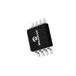 10 pcs - 24LC128-I/MS Microchip 24LC128-I/MS, 128kB EEPROM Chip, 900ns 8-Pin SOP I2C