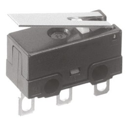 10 pcs - AH16629 Panasonic Hinge Lever Micro Switch, Solder Terminal, 2 A @ 30 V dc, SP-CO