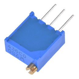 10 pcs - 3296W-1-250LF 25Ω, Through Hole Trimmer Potentiometer 0.5W Top Adjust Bourns, 3296