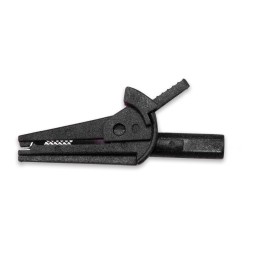 10 pcs - BU-110-0 Mueller Electric Crocodile Clip Crocodile Clip Connection, Nickel-Plated Steel Contact, 6A, Black