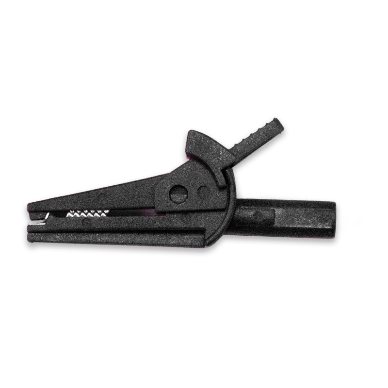 10 pcs - BU-110-0 Mueller Electric Crocodile Clip Crocodile Clip Connection, Nickel-Plated Steel Contact, 6A, Black