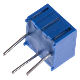 10 pcs - 3362P-1-102LF 1kΩ, Through Hole Trimmer Potentiometer 0.5W Top Adjust Bourns, 3362
