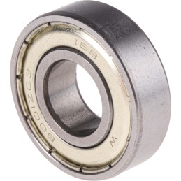 10 pcs - RS PRO 6001-2Z/C3 Single Row Deep Groove Ball Bearing- Both Sides Shielded 12mm I.D, 28mm O.D