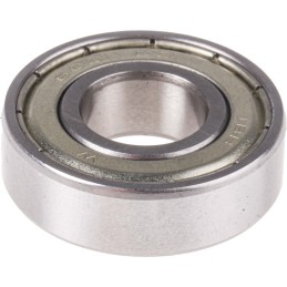 10 pcs - RS PRO 6001-2Z/C3 Single Row Deep Groove Ball Bearing- Both Sides Shielded 12mm I.D, 28mm O.D