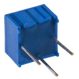 10 pcs - 3362P-1-202LF 2kΩ, Through Hole Trimmer Potentiometer 0.5W Top Adjust Bourns, 3362