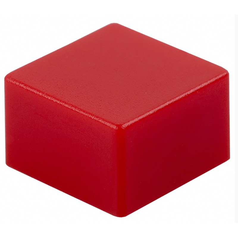 50 pcs - B32-1280 Omron Red Tactile Switch Cap for Series B3F-4000, Series B3F-5000, Series B3W-4000, B32-1280