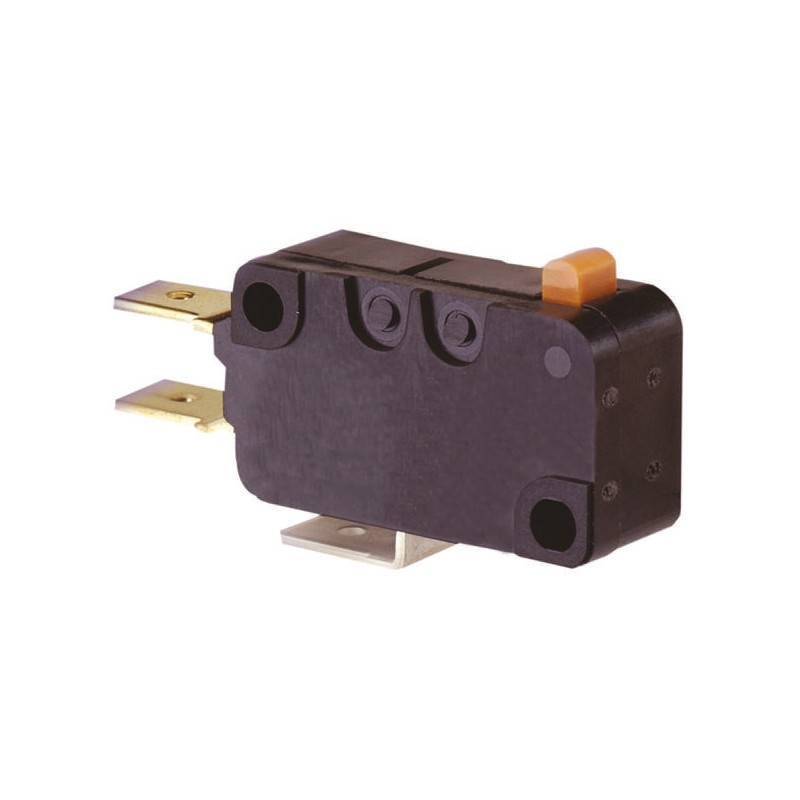 10 pcs - V-16-3A5 Omron Pin Plunger Micro Switch, Solder Terminal, 16 A @ 250 V ac, SPST, IP40