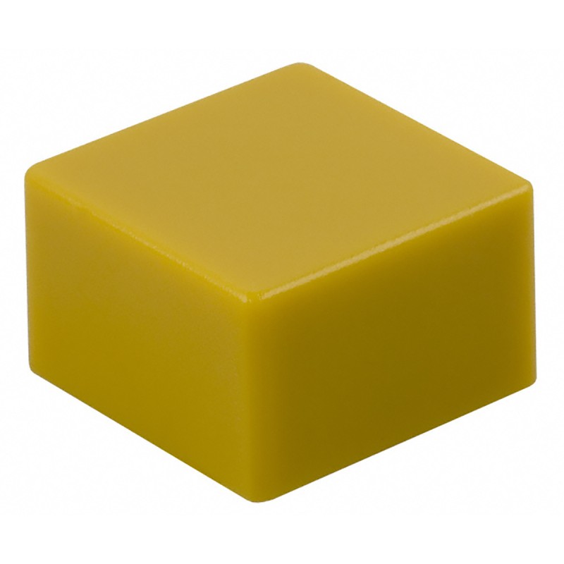 50 pcs - B32-1330 Omron Yellow Tactile Switch Cap for Series B3F-4000, Series B3F-5000, Series B3W-4000, B32-1330
