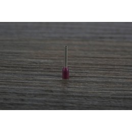 3 Pack of 100 - RS PRO Insulated Crimp Bootlace Ferrule, 8mm Pin Length, 1.1mm Pin Diameter, 0.25mm² Wire Size, Purple