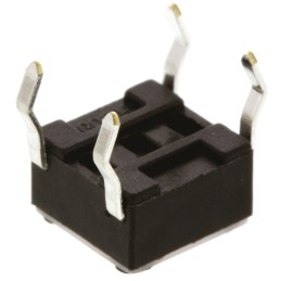 100 pcs - 1825910-3 Red Button Tactile Switch, SPST 50 mA @ 24 V dc 0.7mm Surface Mount