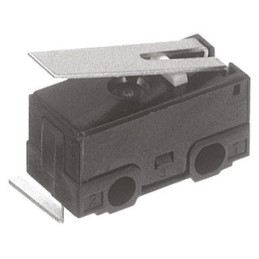 10 pcs - AH1862 Panasonic Hinge Lever Micro Switch, Left Angle PCB Terminal, 2 A @ 30 V dc, SP-CO