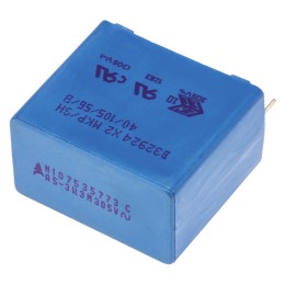 10 pcs - B32924C3335M000 EPCOS B32924C Polypropylene Film Capacitor, 305V ac, ±20%, 3.3μF, Through Hole