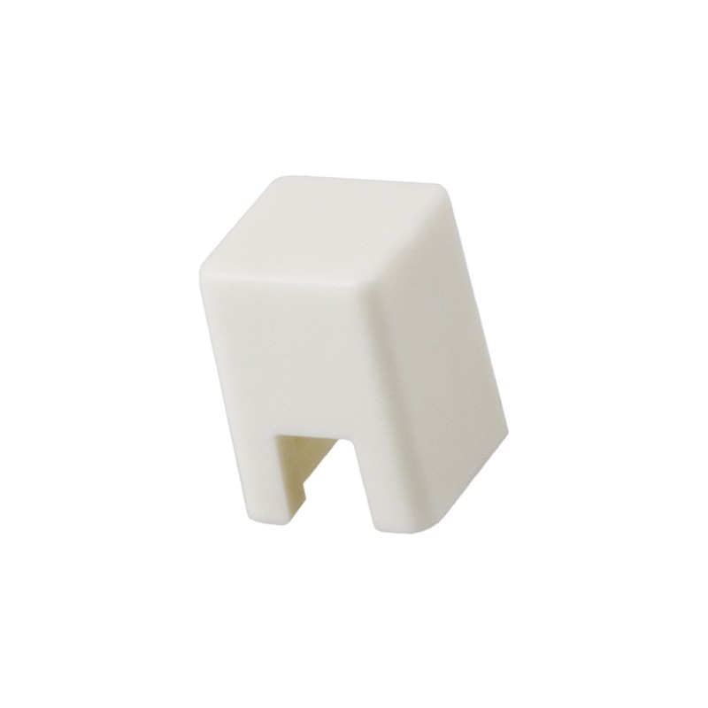 50 pcs - B32-1060 Omron White Tactile Switch Cap for Series B3F-1000, Series B3F-3000, Series B3FS, Series B3W-1000, B32-1060