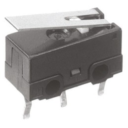 10 pcs - AH1562619 Panasonic Hinge Lever Micro Switch, PCB Terminal, 100 mA @ 30 V dc, SPDT