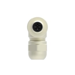 1 pcs - TE Connectivity Circular Connector, 5 Contacts, Cable Mount, M12 Connector, Plug, Male, IP67, T411 Series