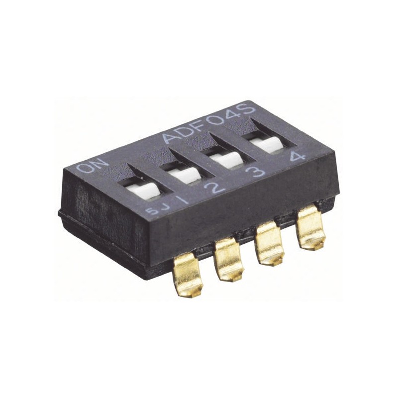 10 pcs - 1825059-6 TE Connectivity 2 Way Through Hole DIP Switch SPST