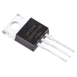 10 pcs - IRFZ34NPBF N-Channel MOSFET, 29 A, 55 V, 3-Pin TO-220AB Infineon IRFZ34NPBF