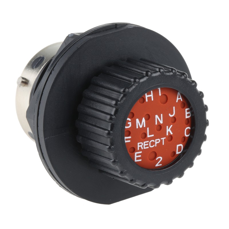 1 pcs - ITT Cannon Circular Connector, 15 Contacts, Panel Mount, Socket, Female, IP67, Trident Neptune Series