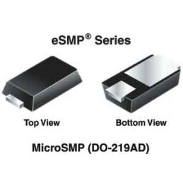 250 pcs - MSS1P2L-M3/89A Vishay 20V 1A, Schottky Diode, 2-Pin DO-219AD MSS1P2L-M3/89A