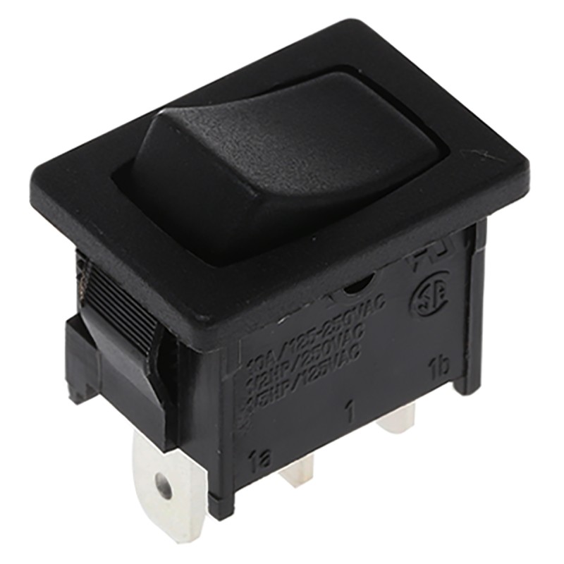 10 pcs - A113311000000 Molveno SPDT, On-On Rocker Switch Panel Mount