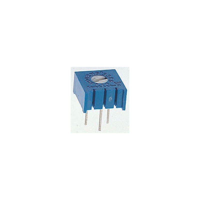 10 pcs - 3386P-1-101LF 100Ω, Through Hole Trimmer Potentiometer 0.5W Top Adjust Bourns, 3386