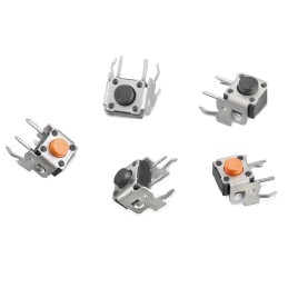 50 pcs - 431256083736 Pink Round Tactile Switch, SPST 50 mA 8.35mm Through Hole