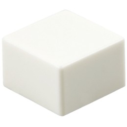50 pcs - B32-1360 Omron White Tactile Switch Cap for Series B3F-4000, Series B3F-5000, Series B3W-4000, B32-1360
