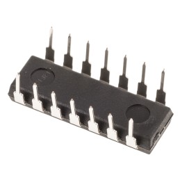 10 pcs - SN74HC74N Texas Instruments SN74HC74N Dual D Type Flip Flop IC, 14-Pin PDIP
