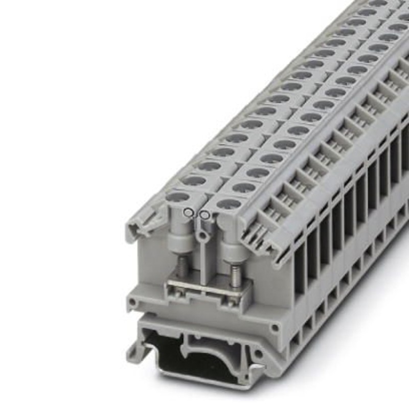 1 pcs - Phoenix Contact OTTA2.5 Series Grey Feed Through Terminal Block, Single-Level, Bolt Termination