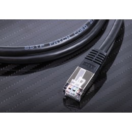 1 pcs - RS PRO Cat6 Male RJ45 to Male RJ45 Ethernet Cable, S/FTP, Black PVC Sheath, 1m
