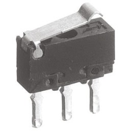 10 pcs - AV4444 Panasonic Simulated Roller Lever Micro Switch, PCB Terminal, 500 mA @ 30 V dc, SP-CO