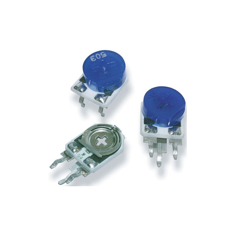 10 pcs - 409VA103M 10kΩ, Through Hole Trimmer Potentiometer 0.5W Side Adjust TE Connectivity, 409