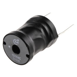 10 pcs - 15104C Murata 100 μH ±10% Leaded Inductor, Max SRF:3MHz, Q:89, 2.62A Idc, 110mΩ Rdc, 1500