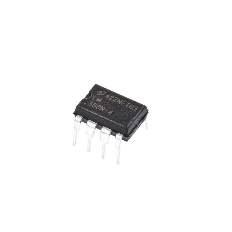 10 pcs - LM386N-4/NOPB Texas Instruments,1W, 8-Pin MDIP LM386N-4/NOPB