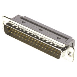 1 pcs - HARTING 37 Way Right Angle Cable Mount D-sub Connector Plug, 2.77mm Pitch