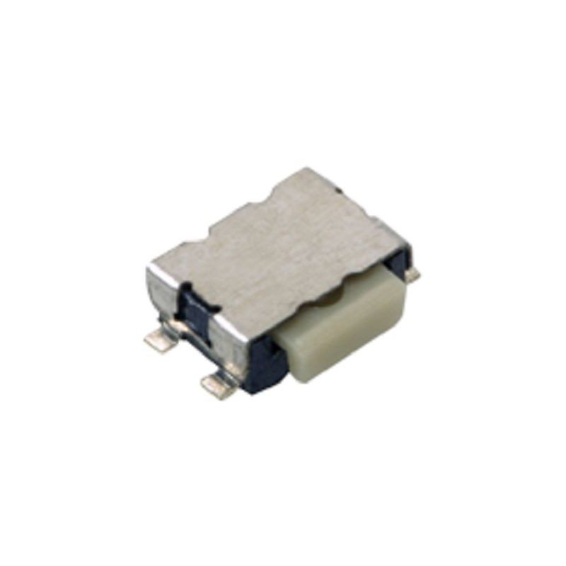 50 pcs - KMS231GPLFS IP40 Silver Rectangular Button Tactile Switch, SPST 50 mA Surface Mount
