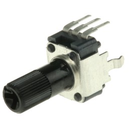 10 pcs - RK09K1130AV7 Alps Alpine 5kΩ Rotary Potentiometer 1-Gang Through Hole, RK09K1130AV7