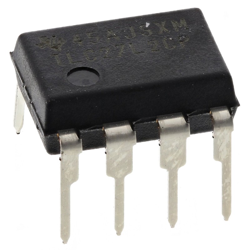 10 pcs - TLC27L2CP TLC27L2CP Texas Instruments, Precision, Op Amp, 85kHz, 5 - 15 V, 8-Pin PDIP