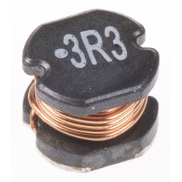 10 pcs - 744774033 Wurth, WE-PD2, 5848 Unshielded Wire-wound SMD Inductor 3.3 μH ±20% 4A Idc