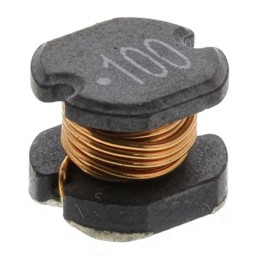 10 pcs - 74477410 Wurth, WE-PD2 Unshielded Wire-wound SMD Inductor with a Ferrite Core, 10 μH ±20% 2.2A Idc